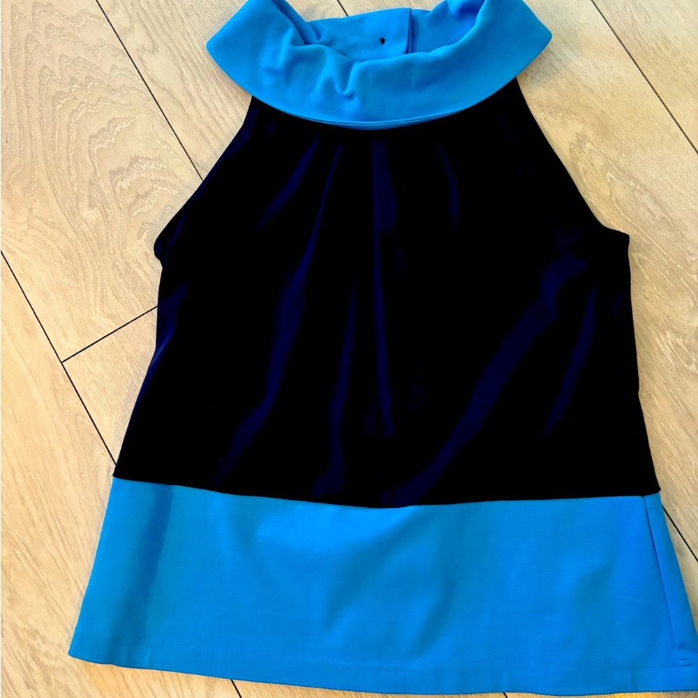 Pretty Color Block STS Sail to Sable sleeveless top